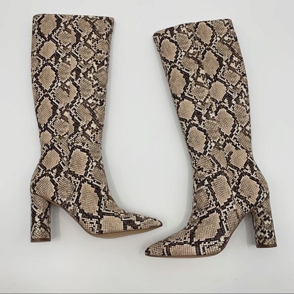 Aqua  Maria Leather Boots - Picture 2 of 7